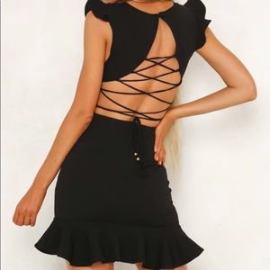 Hello Molly Black Dress: Take the Reigns